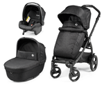 Load image into Gallery viewer, Peg Perego Futura Modular System - Centralized Handlebar, Reversible Pram Seat, Bassinet, and Car Seat all in one. Available in South Africa with CB Baby.
