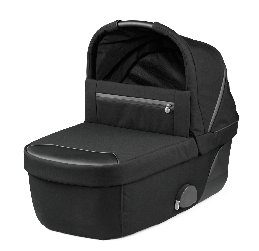 Peg Perego Veloce SLK Modular 4 in 1 travel system - Includes infant car seat, bassinet, toddler stroller seat, nappy bag, foot muff and bassinet stand. Maneuverable on various surfaces. Available in South Africa with CB Baby.