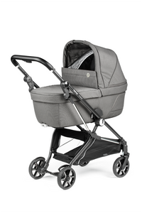 Peg Perego Vivace SLK Modular 4 in 1 travel system - Includes infant car seat, bassinet, toddler stroller seat, nappy bag, foot muff and bassinet stand. Maneuverable on various surfaces. Available in South Africa with CB Baby.