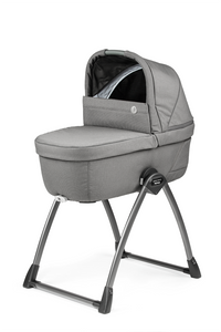 Peg Perego Vivace SLK Modular 4 in 1 travel system - Includes infant car seat, bassinet, toddler stroller seat, nappy bag, foot muff and bassinet stand. Maneuverable on various surfaces. Available in South Africa with CB Baby.