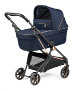 Load image into Gallery viewer, Peg Perego Vivace SLK Modular 4 in 1 travel system - Includes infant car seat, bassinet, toddler stroller seat, nappy bag, foot muff and bassinet stand. Maneuverable on various surfaces. Available in South Africa with CB Baby.
