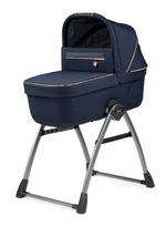 Load image into Gallery viewer, Peg Perego Vivace SLK Modular 4 in 1 travel system - Includes infant car seat, bassinet, toddler stroller seat, nappy bag, foot muff and bassinet stand. Maneuverable on various surfaces. Available in South Africa with CB Baby.
