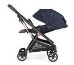 Load image into Gallery viewer, Peg Perego Vivace SLK Modular 4 in 1 travel system - Includes infant car seat, bassinet, toddler stroller seat, nappy bag, foot muff and bassinet stand. Maneuverable on various surfaces. Available in South Africa with CB Baby.
