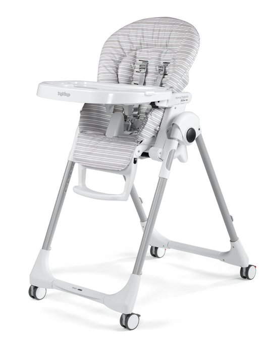 Prima Pappa Follow Me Highchair- Linear Grey