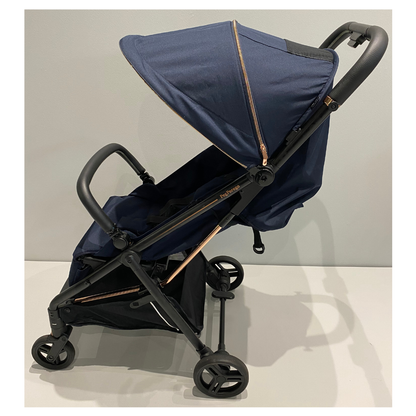 Selfie Stroller - Blue Shine - Side with Seat Up
