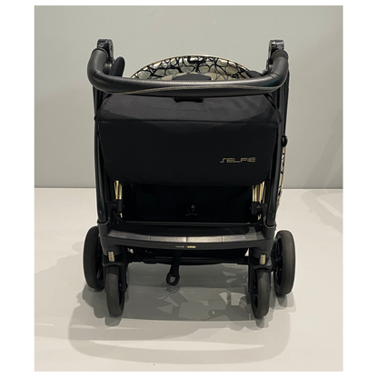Selfie Stroller - Graphic Gold  - Folded