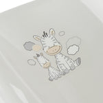 Load image into Gallery viewer, &#39;Zebra&#39; Baby Bath w/ Newborn Bath Support
