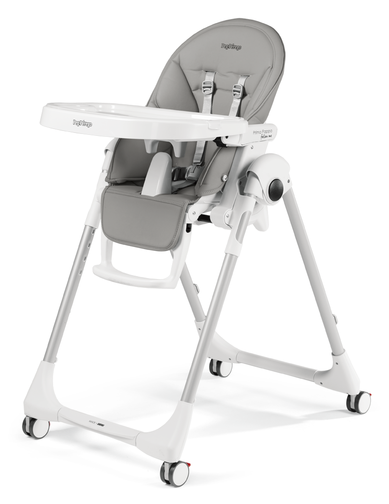 Peg Perego Prima Pappa Follow Me Highchair Ice  - Versatile, Comfortable, and Safe - Italian made and sold in South Africa