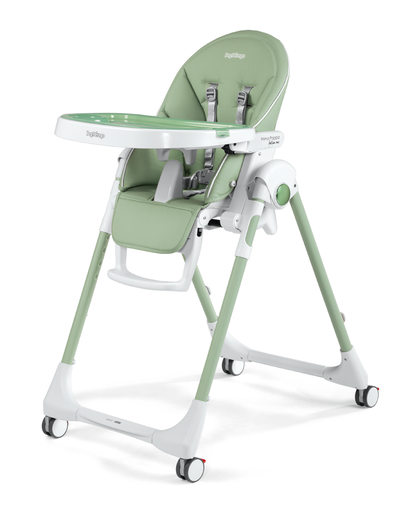 Peg Perego Prima Pappa Follow Me Highchair Mint - Versatile, Comfortable, and Safe - Italian made and sold in South Africa